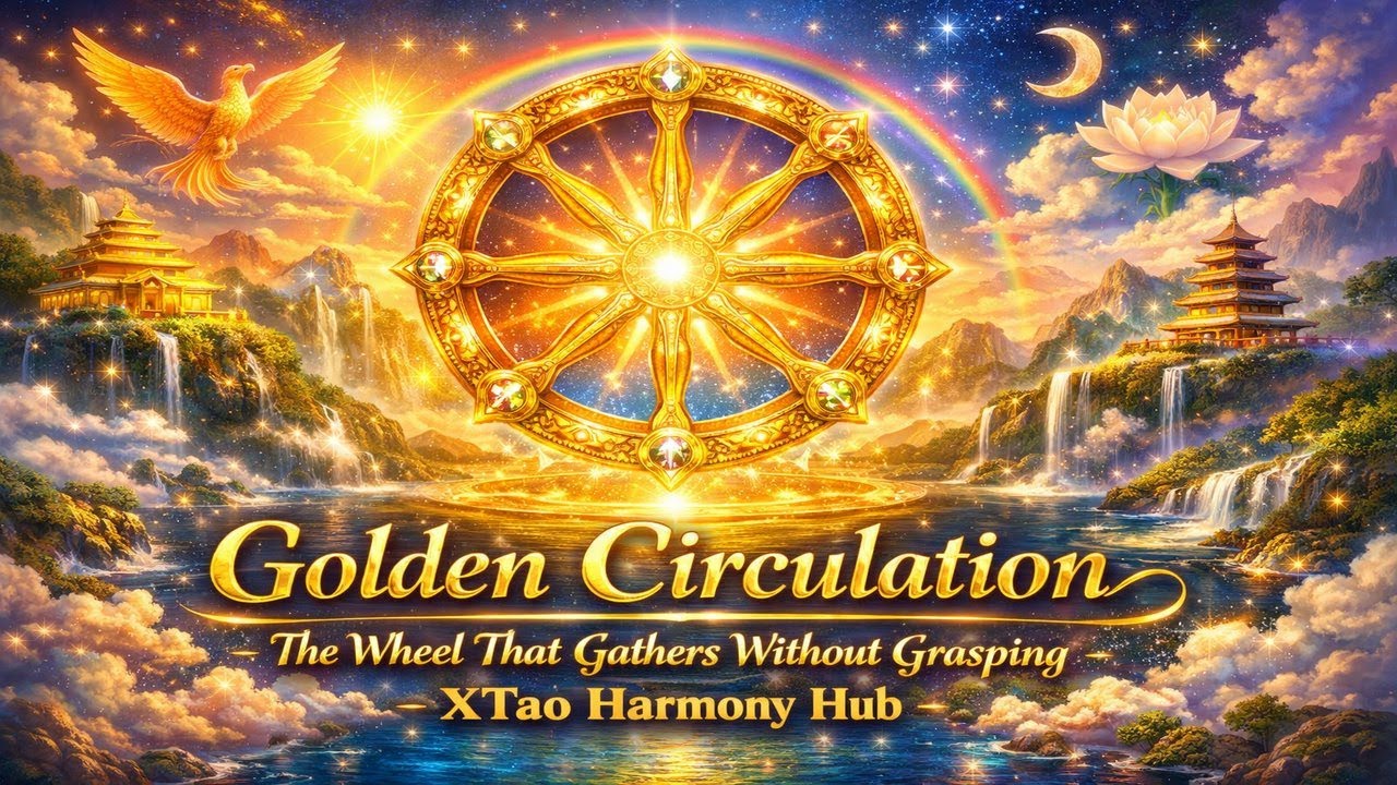 Golden Circulation · The Wheel That Gathers Without Grasping · 豐財金輪印