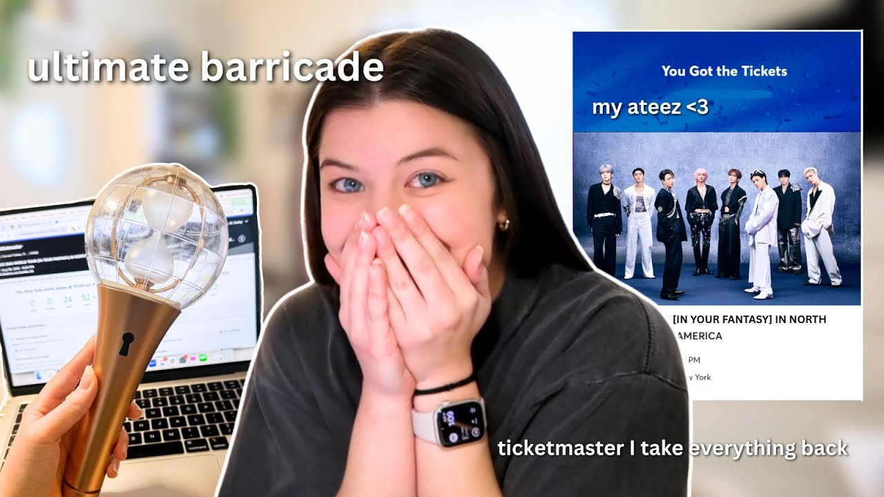 WE GOT ULTIMATE BARRICADE FOR ATEEZ | in your fantasy tour tickets *best ticketing ever*