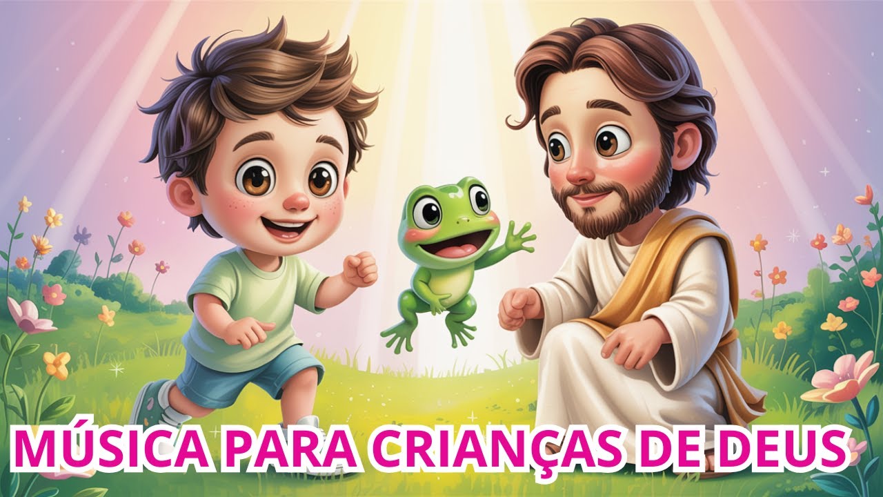 MUSICA PARA CRIANÇA DE JESUS O SAPINHO SENHOR The Little Frog of the Lord #canalinfantil #canalkids