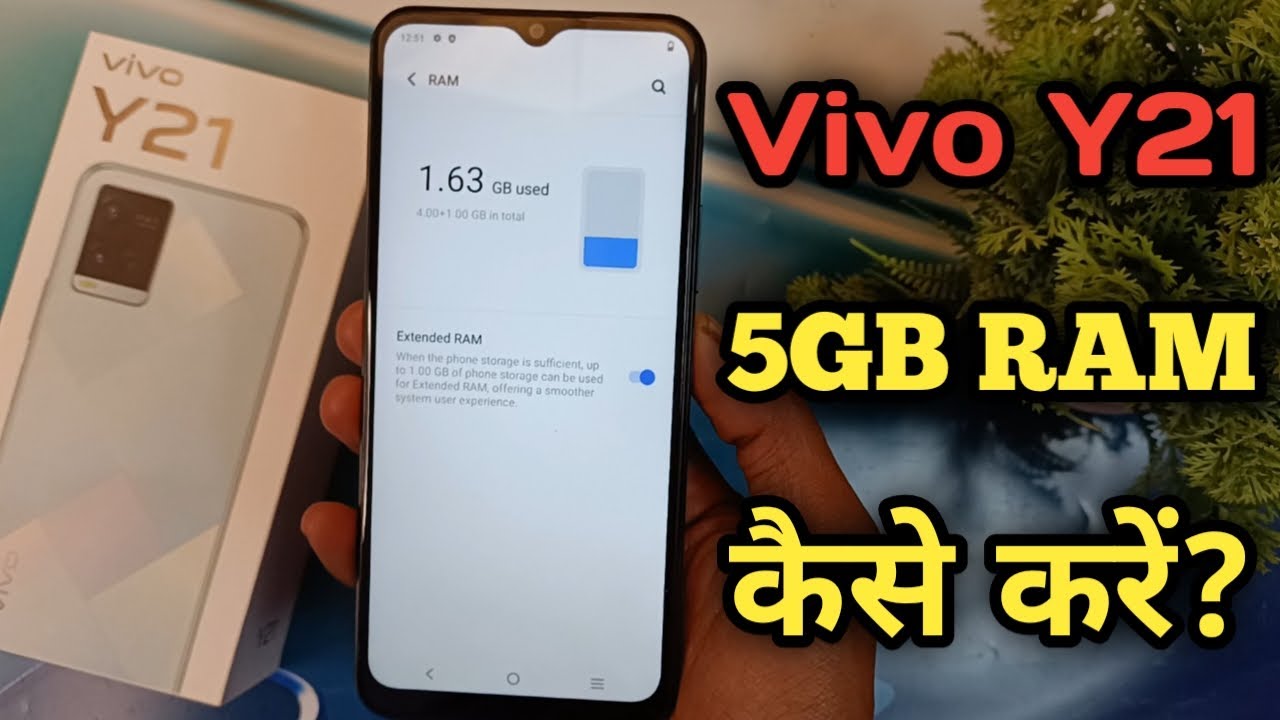 Vivo Y21 4+1 GB Extra Ram Features | Vivo Y21 5GB Ram tips and tricks