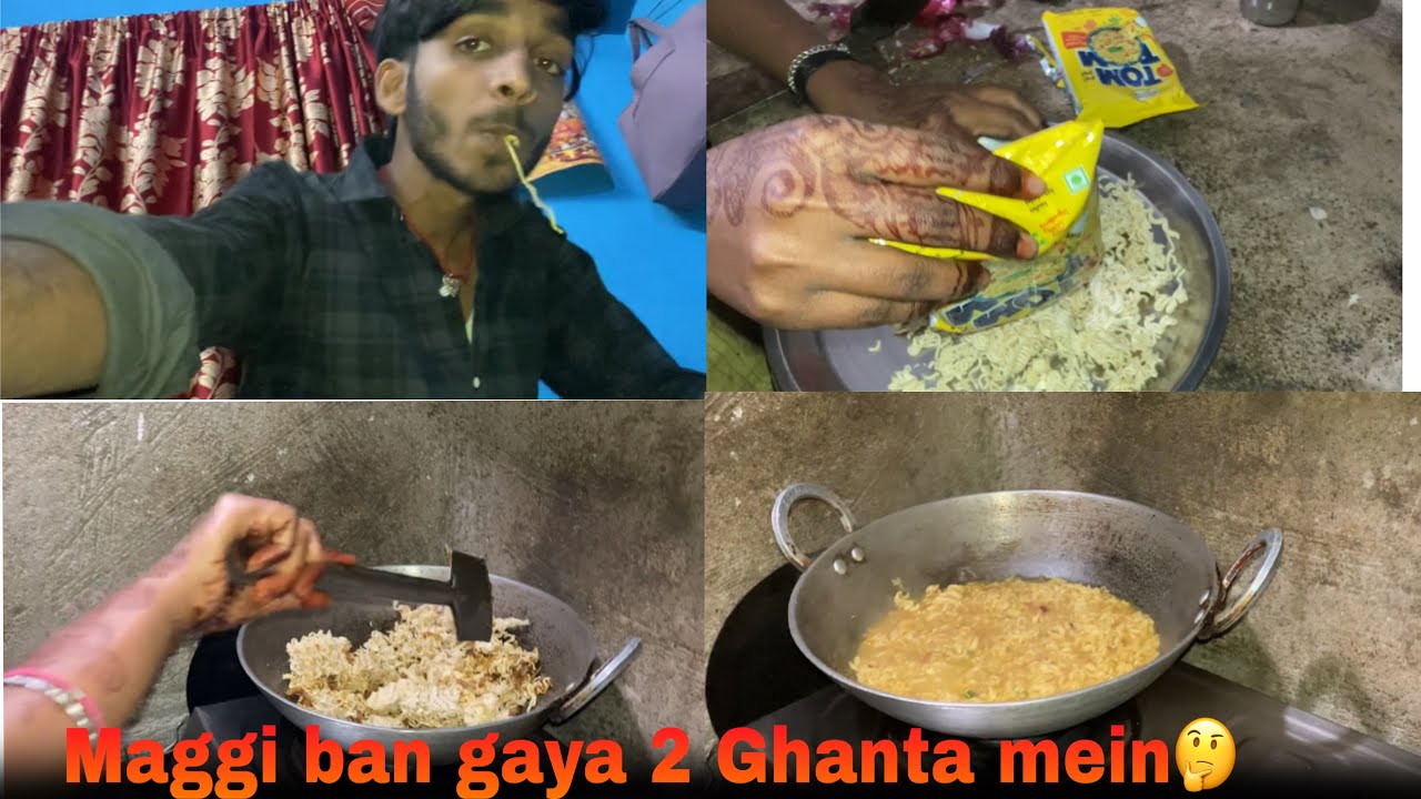 unique Maggi challenge video