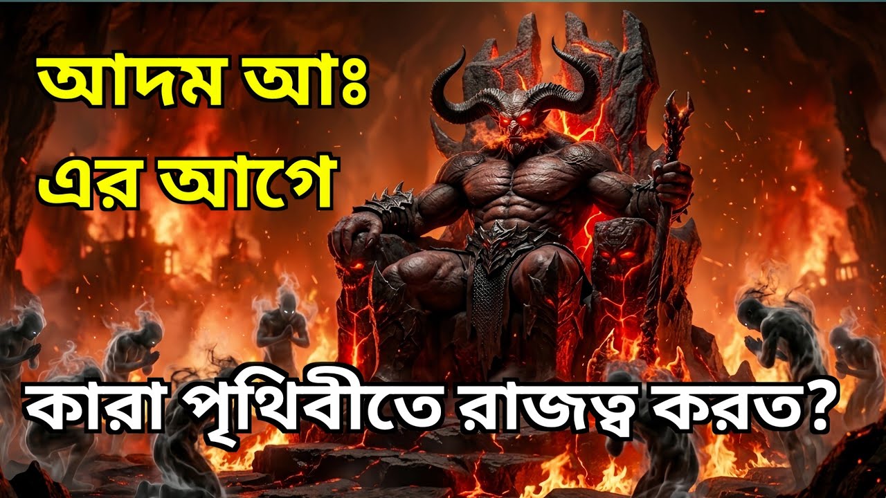 মানুষ আসার আগে পৃথিবীতে যে ভয়ংকর ঘটনা ঘটেছিল | জ্বীনদের ভয়ংকর ইতিহাস ও আদম সৃষ্টির রহস্য 