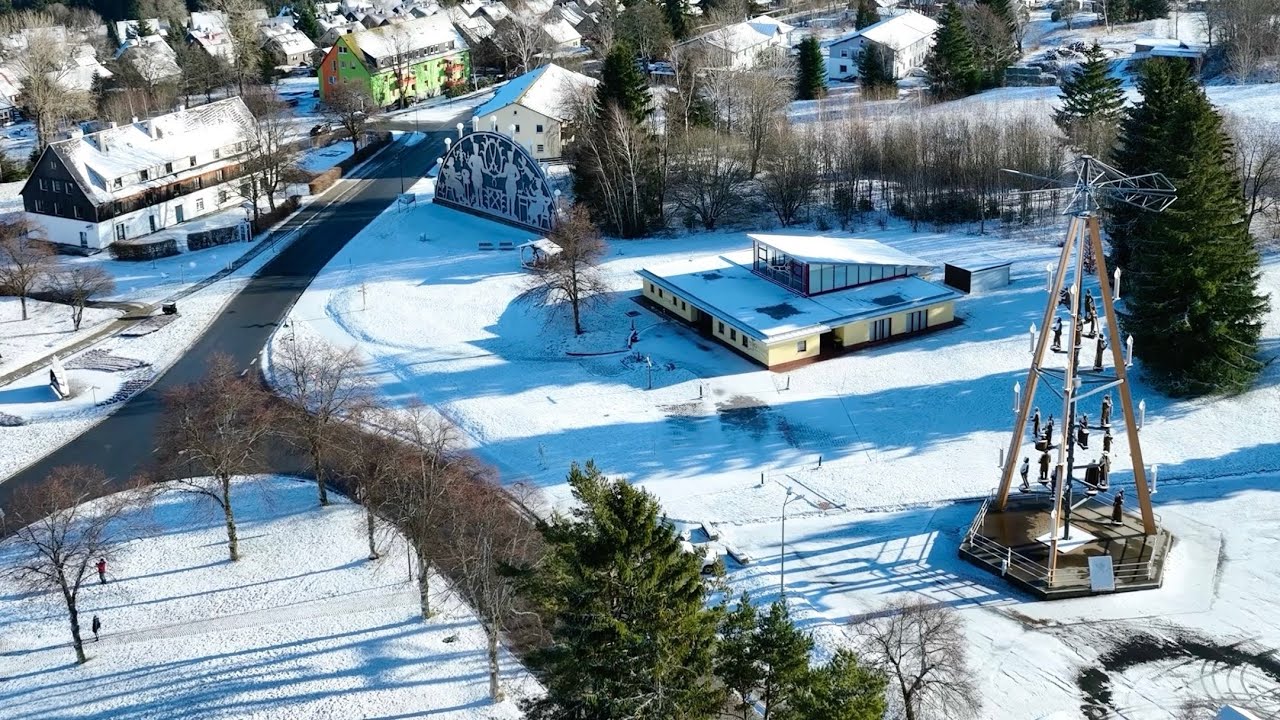 Johanngeorgenstadt und seine Stadteile im Frühjahr und Winter