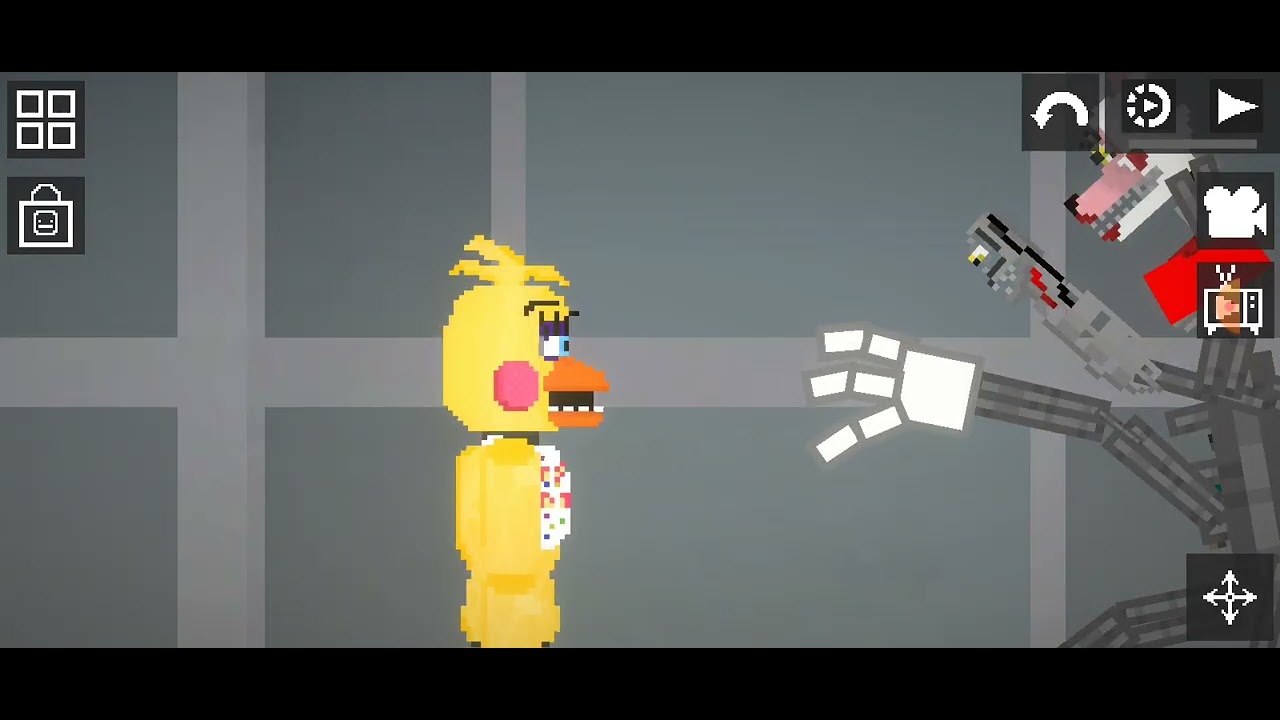 Toy chica vs mangle