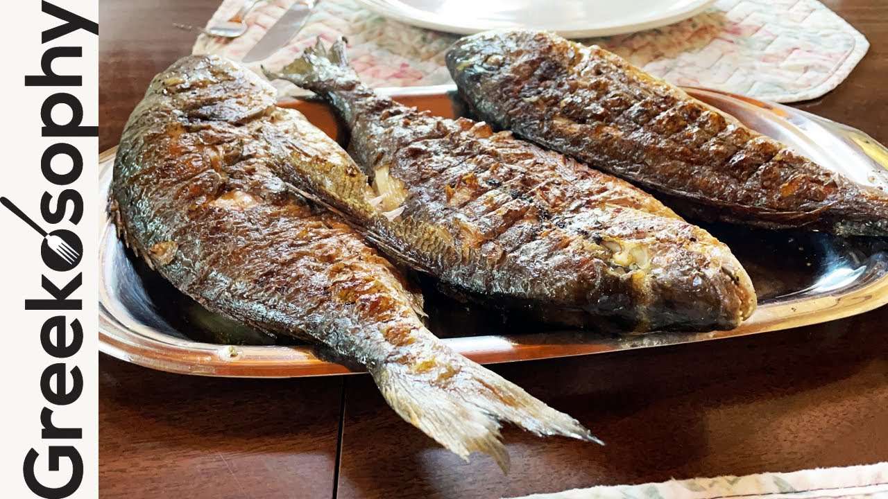 Cooking Greek With My Family - Grilled Tsipoura (Sea Bream)