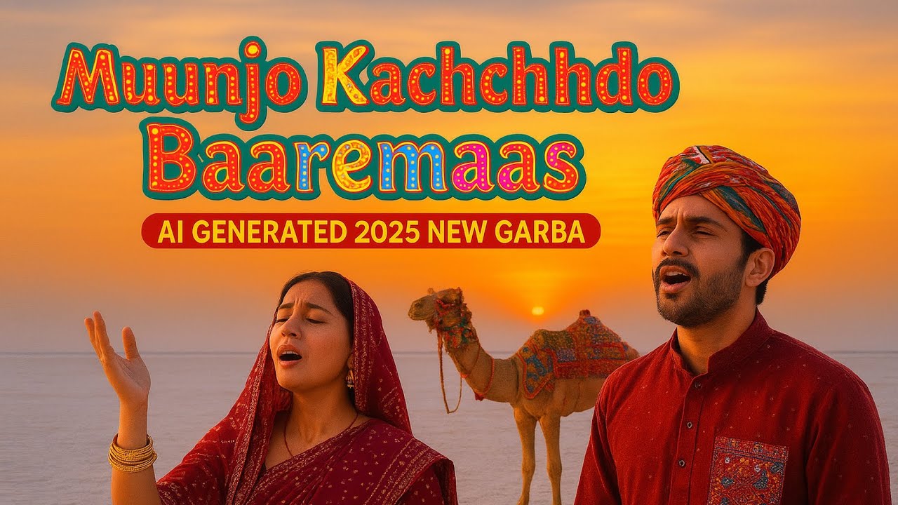 Muunjo Kachchhdo Baaremaas | AI Generated 2025 New Garba | Raagmixai મૂંજો કચ્છડો બારેમાસ | Navratri