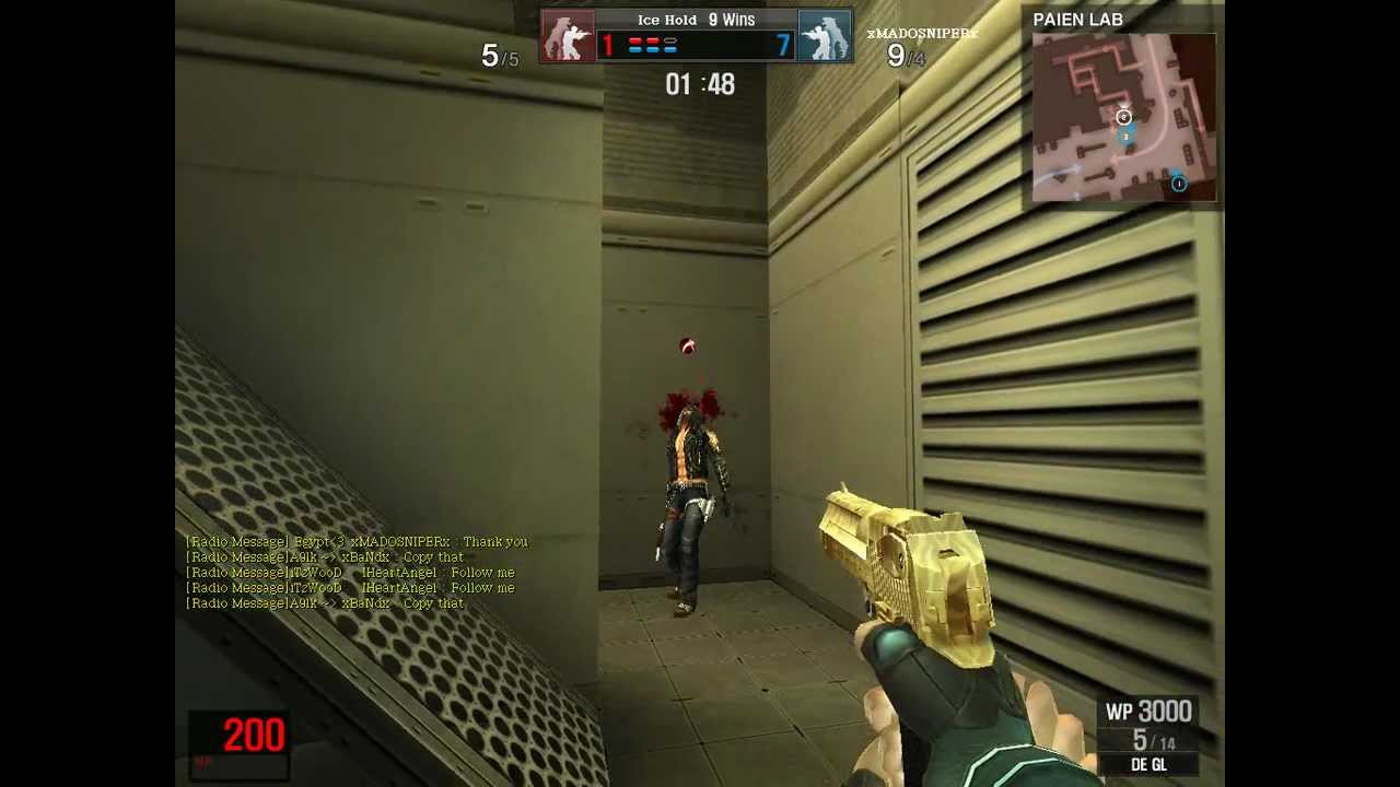wolfteam - 1st player on the world got Pistol