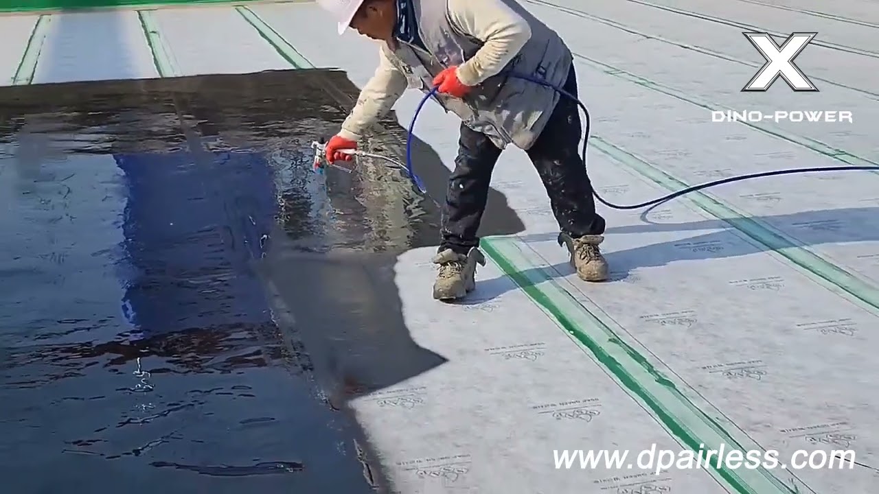 T85 5kw airless paint sprayer machine for waterproof coating, waterproofing material, roof coating