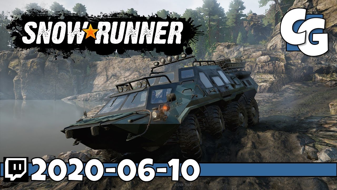 Force Feedback has Arrived! Wheel Support and New Map Rift - SnowRunner - VOD - 2020-06-10