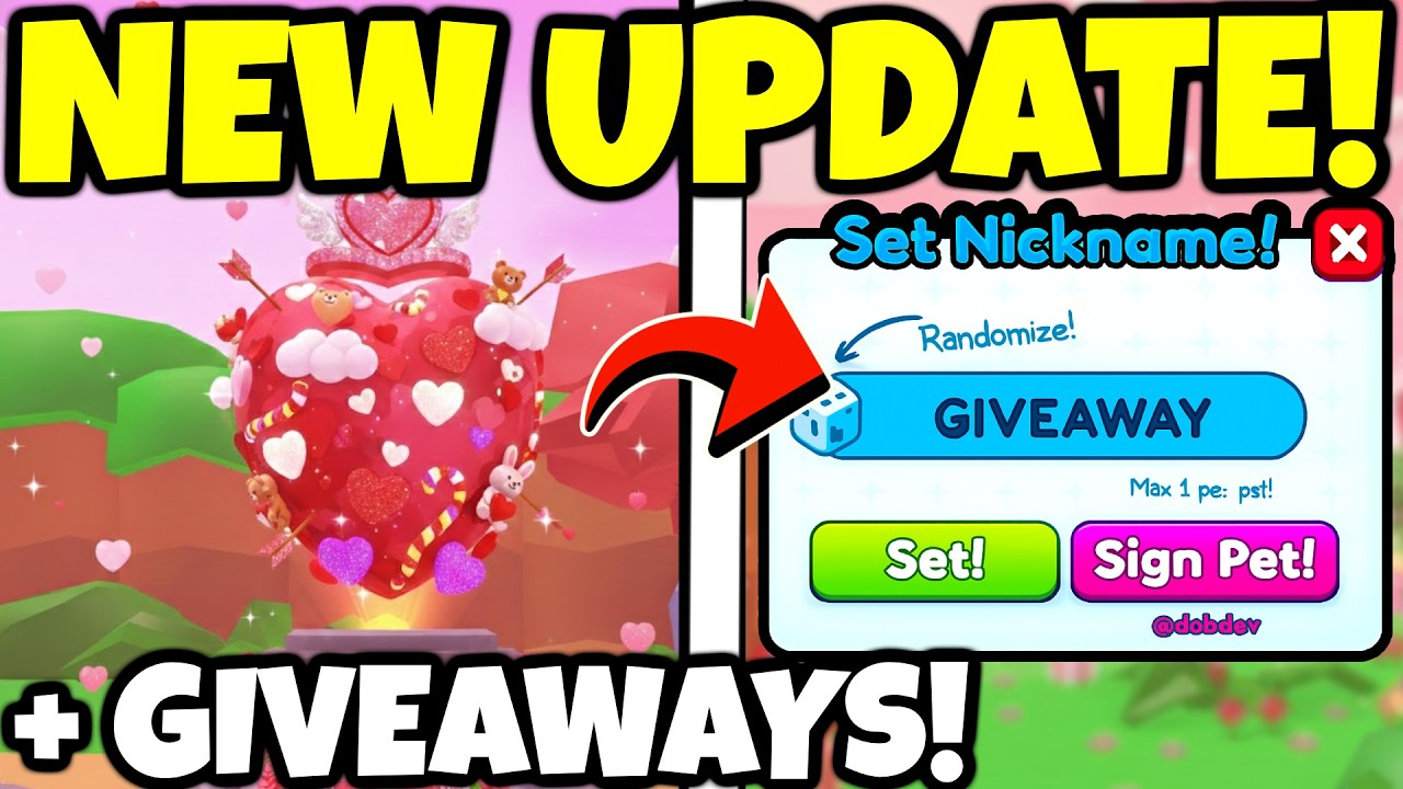 💕VALENTINES Update and SECRET PET GIVEAWAYS in Tap Simulator... (LIVE)