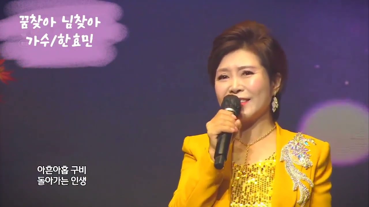 한효민 🌿꿈찾아임찾아🌿작사/이병오 작곡/이호섭