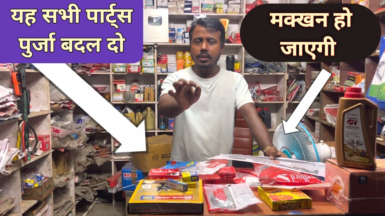 Service time, Spare Parts replacement timetable बाईक का ये सभी पार्ट्स कब चेंज करें 