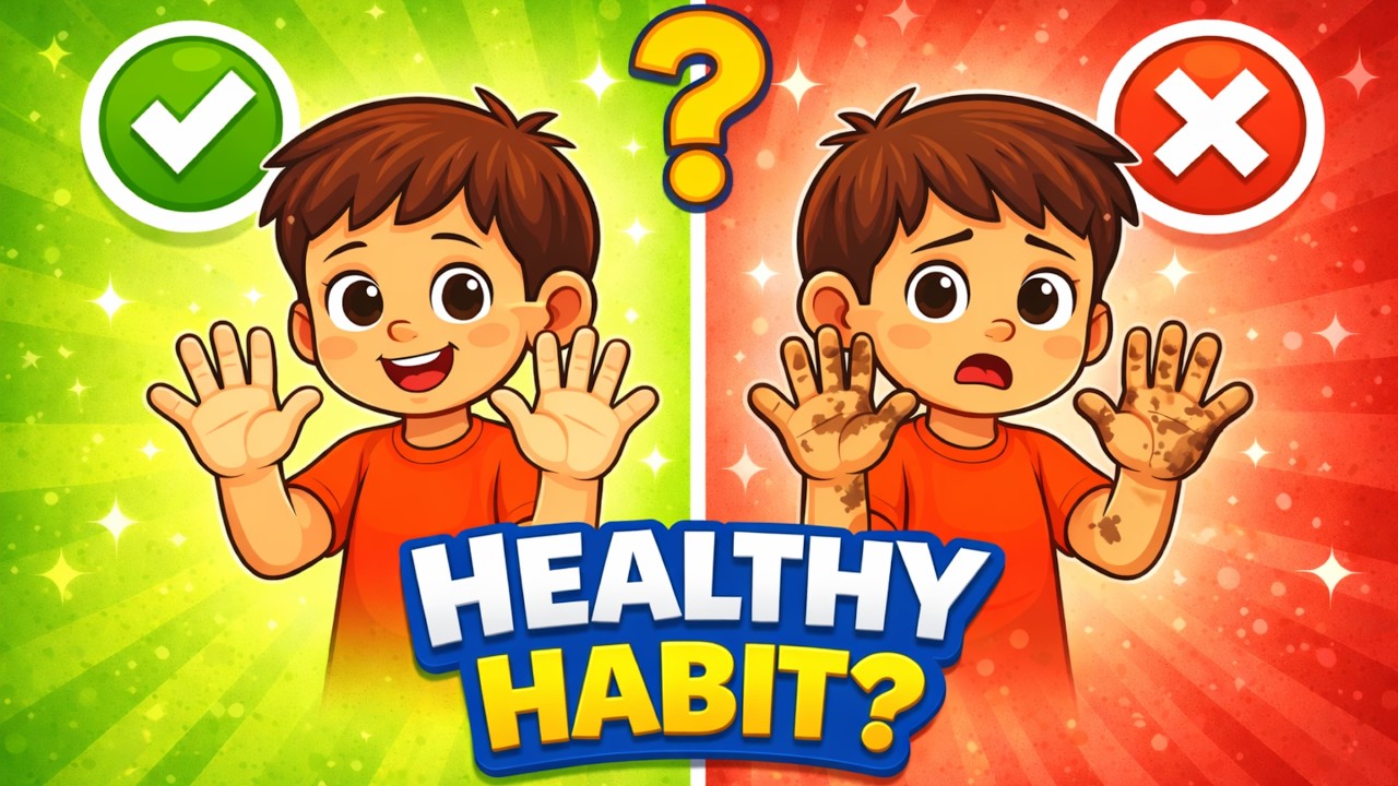 Healthy Habits for Kids  | Healthy or Not? Game | ThinkerToons Ep 18