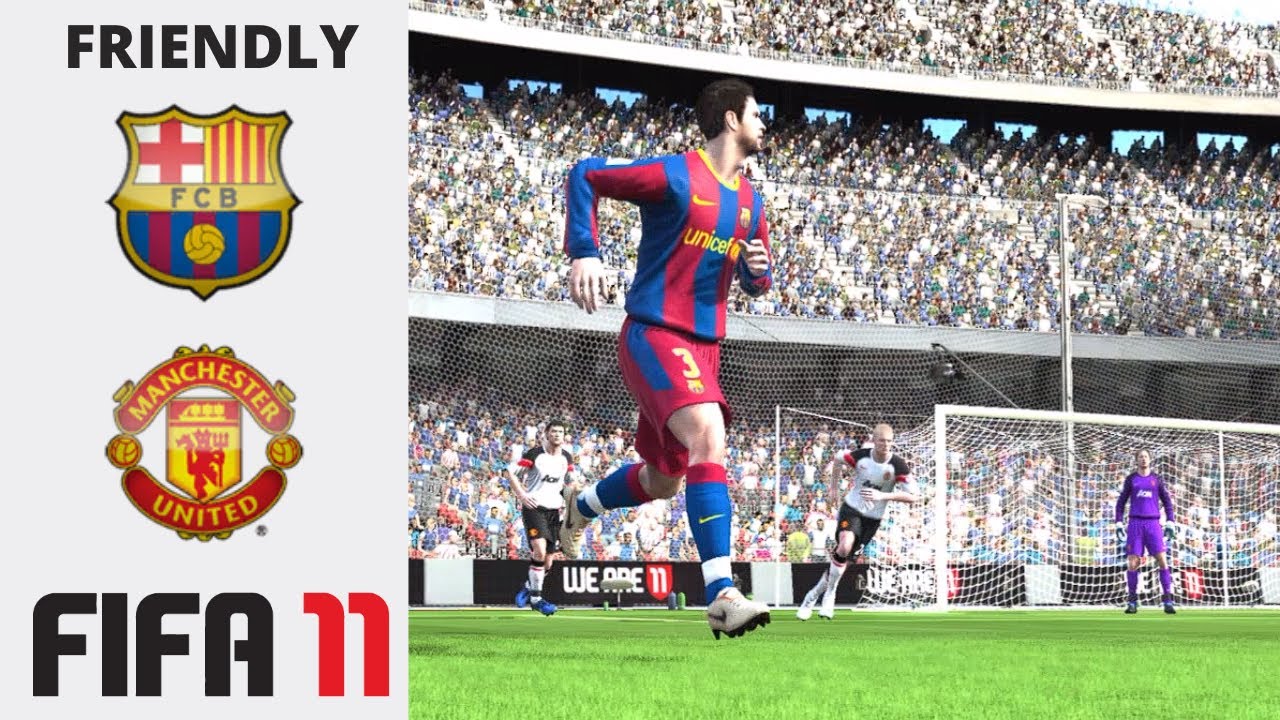 FIFA 11 - Barcelona x Manchester United