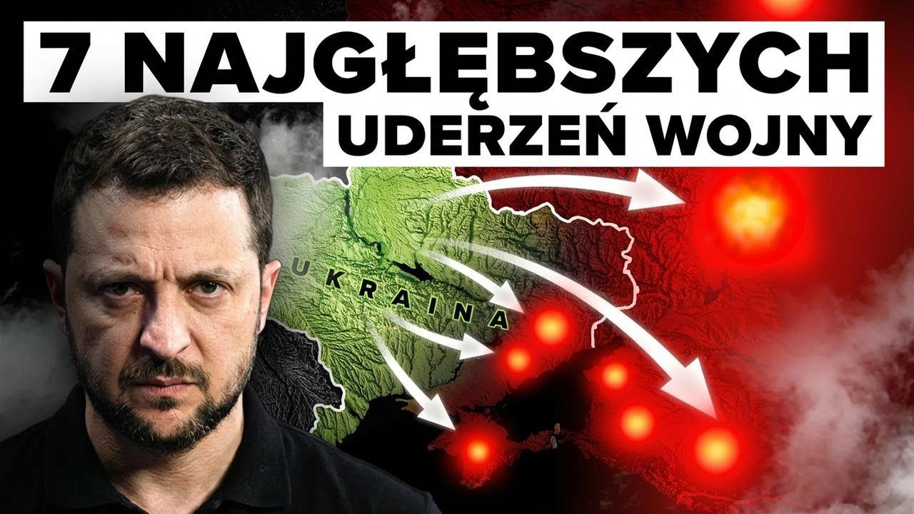 7 razy, gdy Ukraina uderzyła GŁĘBOKO na tyłach Putina