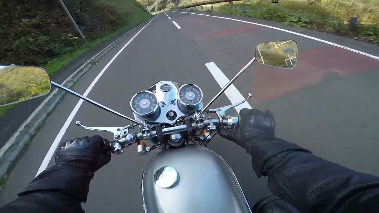 Ride around the peninsula by Norton 650SS
