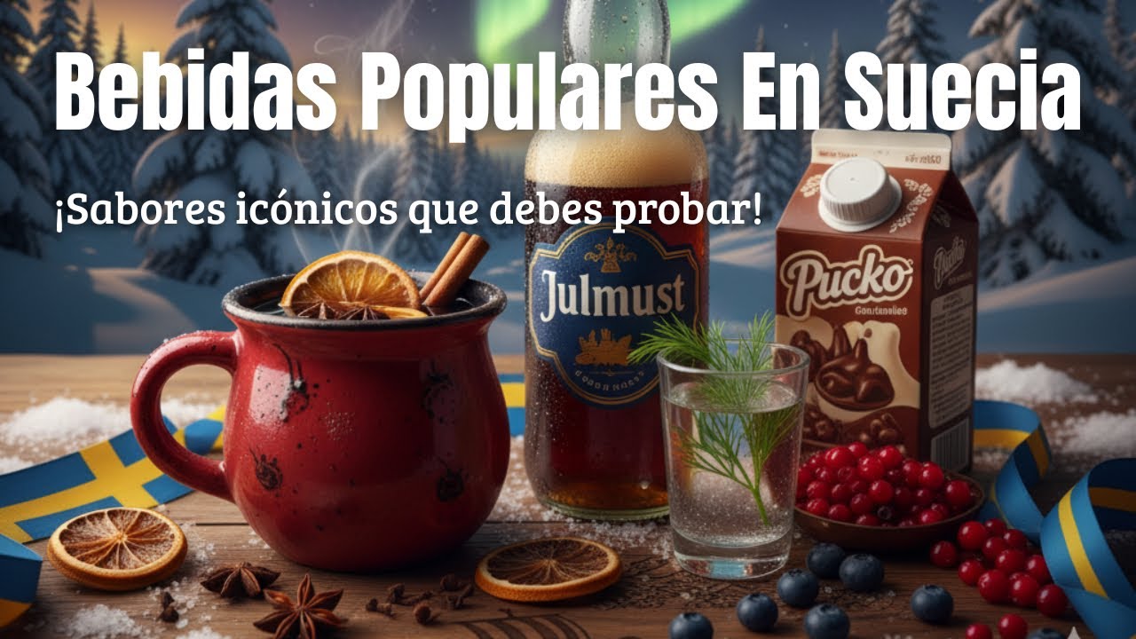 🥂 BEBIDAS POPULARES y TRADICIONALES de SUECIA 🇸🇪 | ¡Tienes que probarlas!