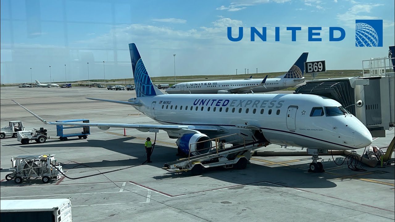 {4K} - Full Flight — United Express - Embraer ERJ-175LL ~ Denver (DEN) - Colorado Springs (COS)