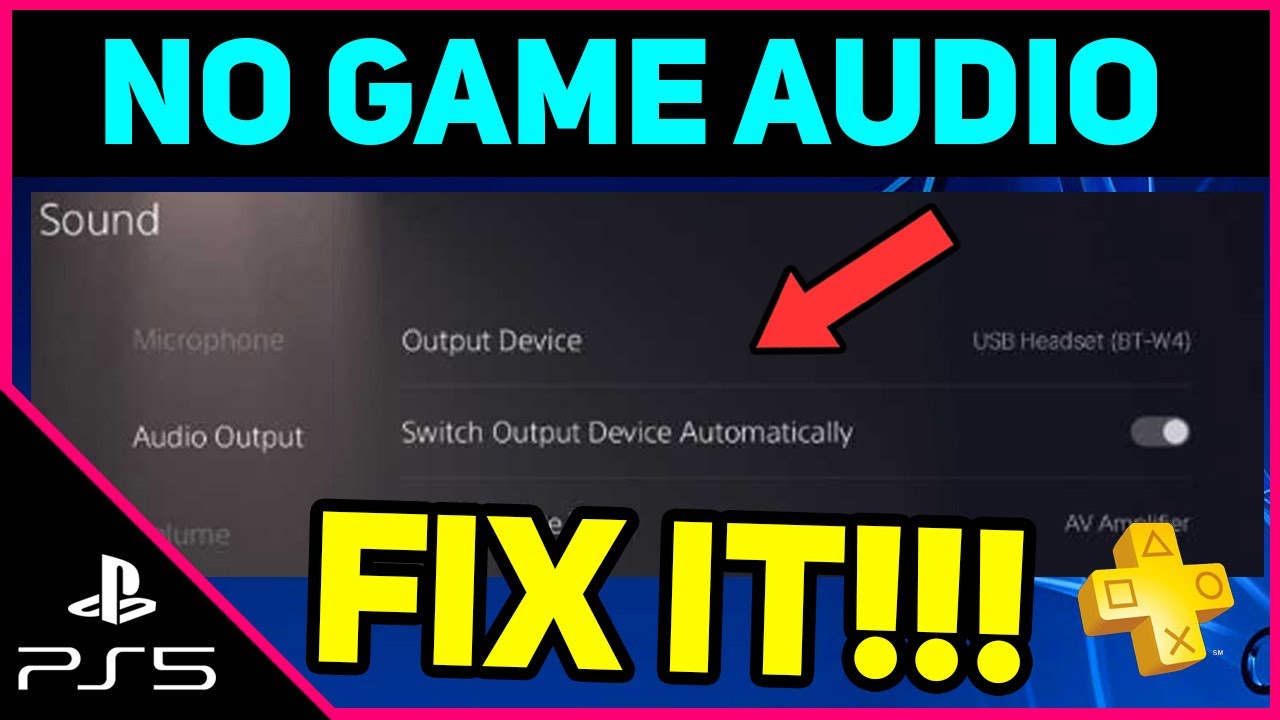 PS5 НЕТ ЗВУКА В ИГРЕ. ЛЕГКОЕ РЕШЕНИЕ!