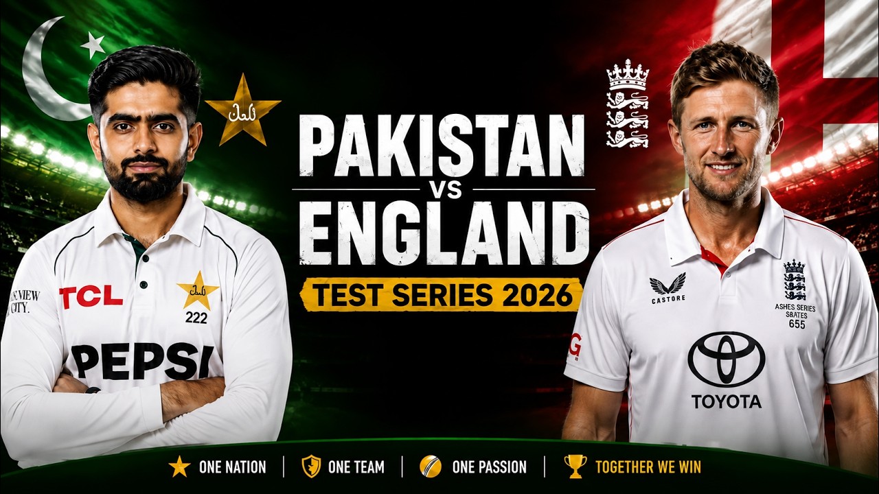 Pakistan vs England Test series 2026 Schedule Out! Complete Match Dates