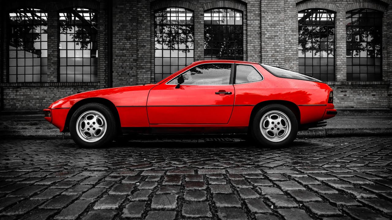 Porsche 924 125hp 1985 POV test drive by seen through cars