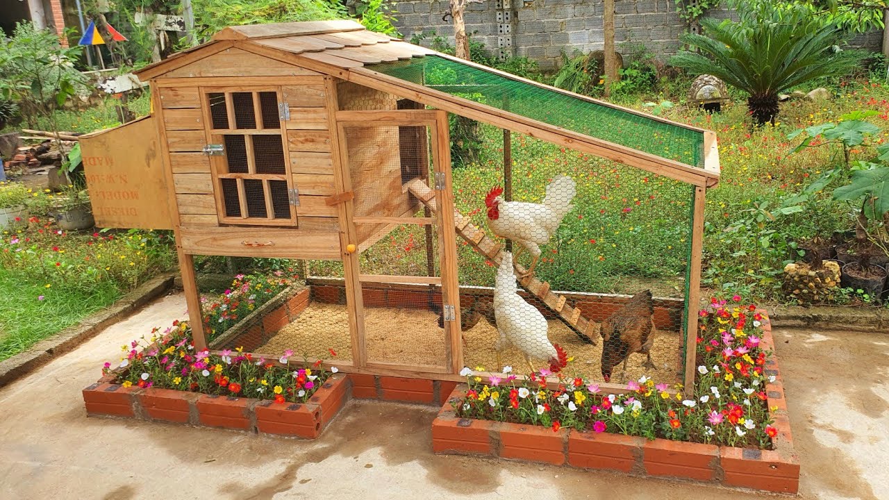 Build a small-scale chicken coop | Ideas from wood