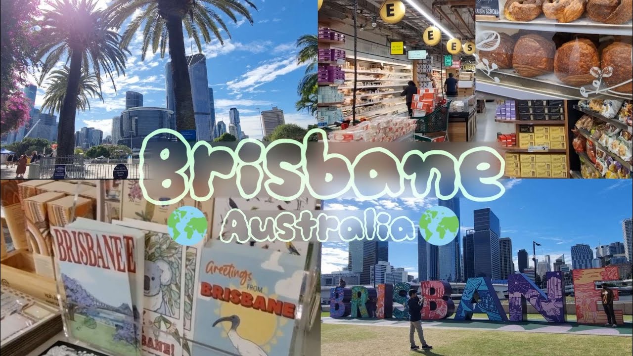 Vlog/What to do in Brisbane?/ブリスベン観光オススメ/無料で楽しめる美術館？お土産/素敵スーパー/散歩しながら回る１日 #brisbane #海外移住 #Australia