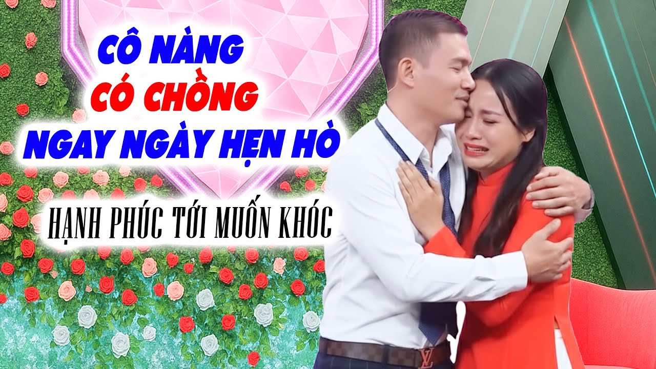 GẶP CHỒNG ngay trên sân khấu cô nàng BẬT KHÓC NỨC NỞ được tặng váy cưới luôn - Hẹn Hò Quyền Linh