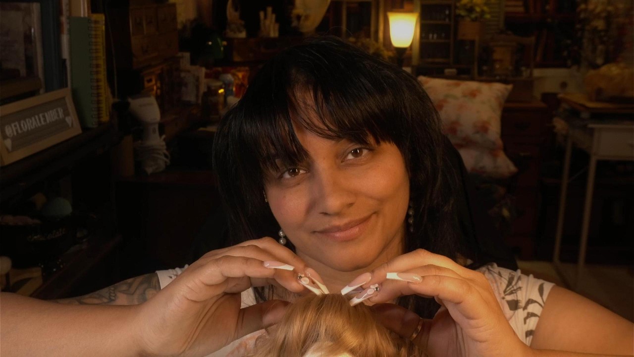 ASMR terrible head scalp scratcher visits you