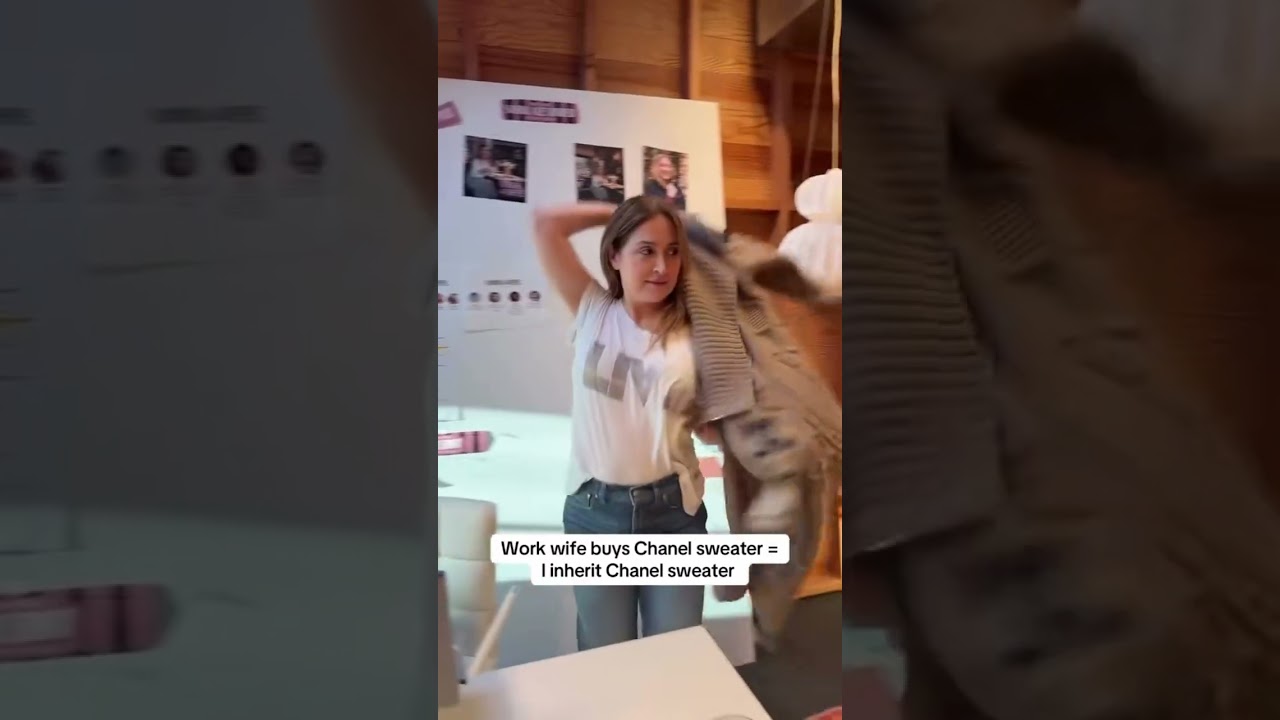 Sasha Alexander   work wife buys chanel sweater