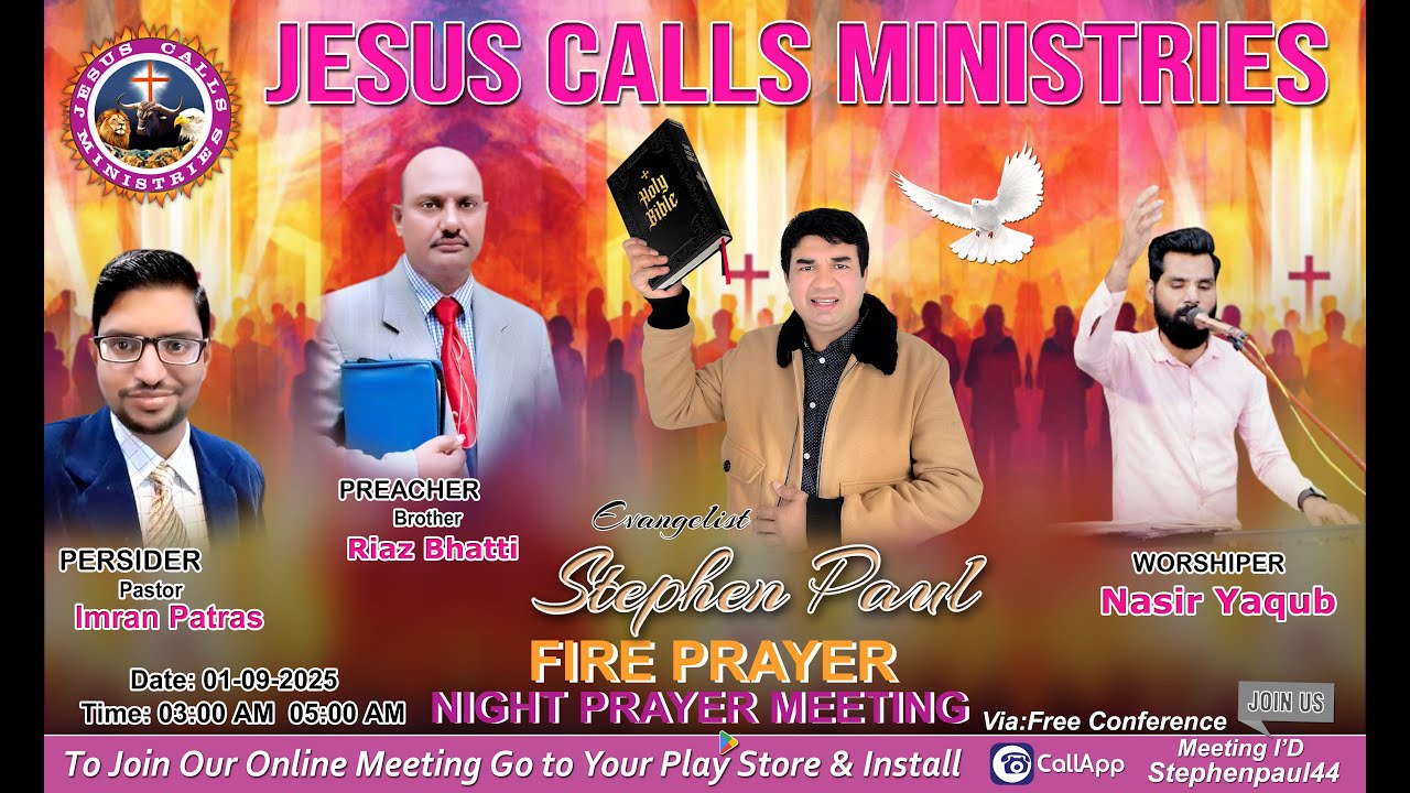 Jesus Calls Ministry (Live Meeting 01-September-2025) Norway Oslo