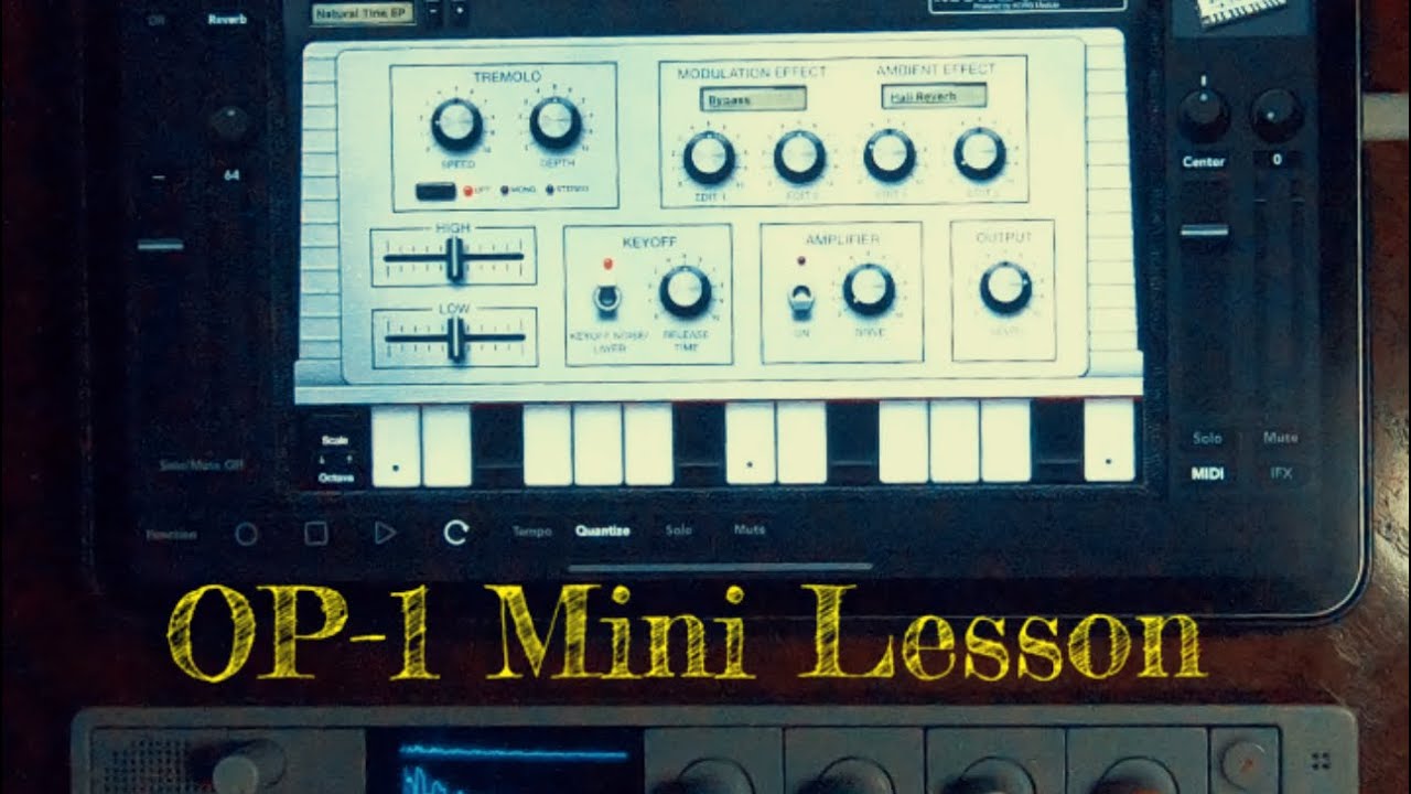 OP1 Mini Lesson: OP1 midi tutorial