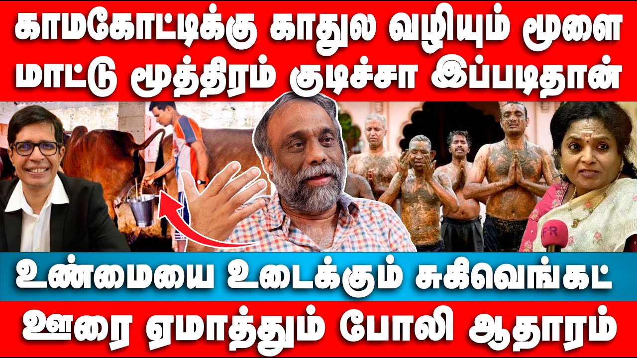காமகோட்டிக்கு காதுல வழியும் மூளை | மாட்டு மூத்திரம் குடிச்சா இப்படிதான் | Suki Venkat | IIT Komiyam
