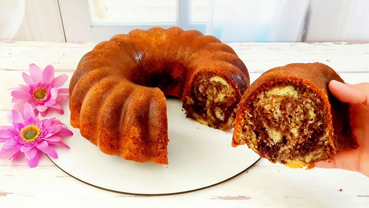 the secret to a quick & easy zebra cake 😍 soft, fluffy & delicious at home