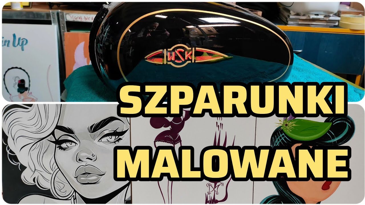 Szparunki malowane. PRL, DDR, Niemcy, Japonia. Stare i współczesne. Grafiki 