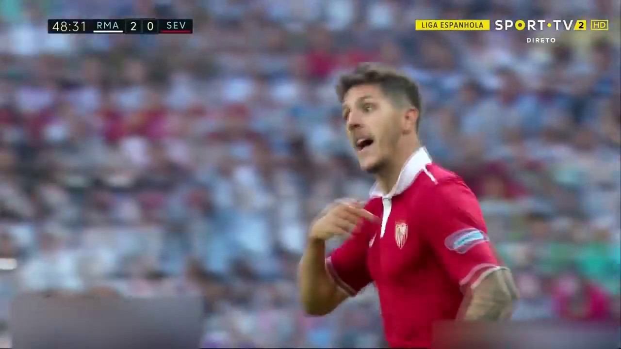 Real Madrid 2 1 Sevilla   Jovetic GOAL 49'