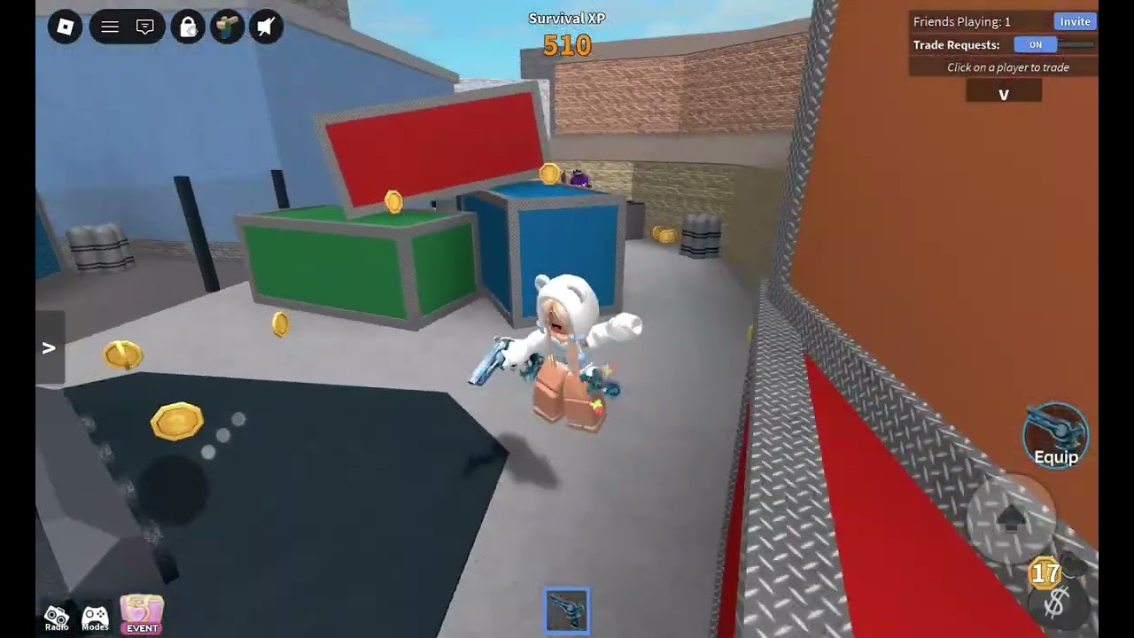 Mm2 but there are teamers in the game they were teaming but I didn't rec it :(