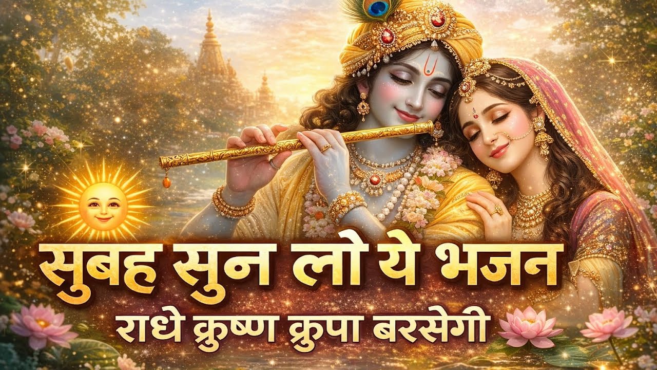राधे कृष्ण नाम से करें दिन की शुरुआत | Positive Morning Bhajan 2026♥️♥️♥️