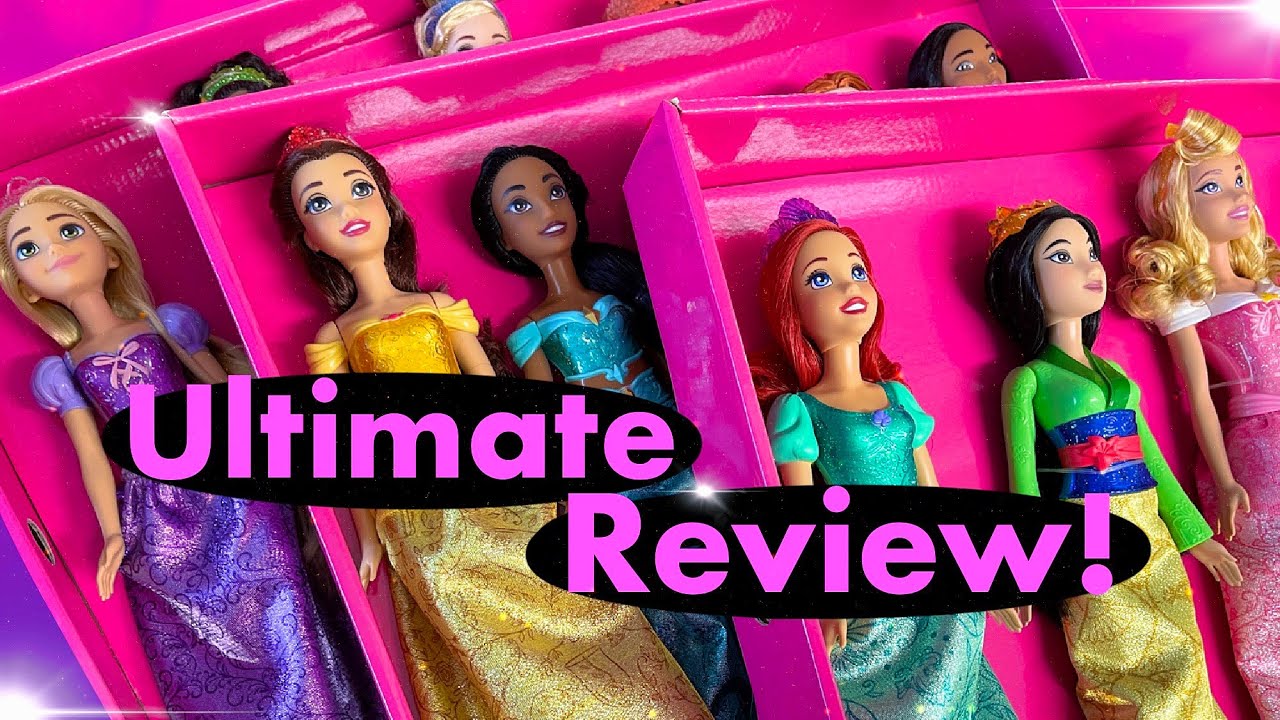 Распаковка всех 13 новых кукол принцесс Диснея 2023 года от Mattel и Hasbro: сравнение!!💖🍵🔥