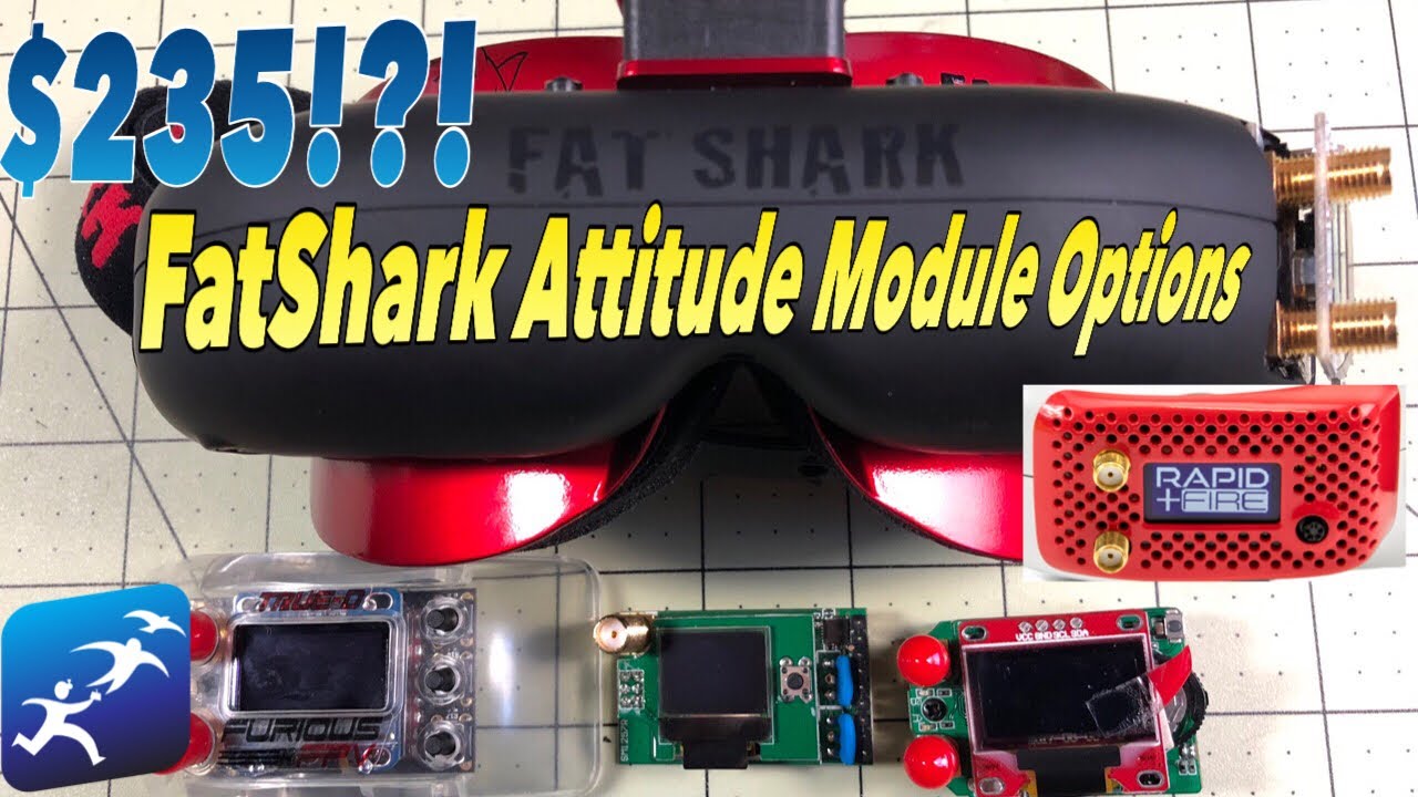 FatShark Attitude Module Bay Options, Goggles for $239, modules from $25 to $150