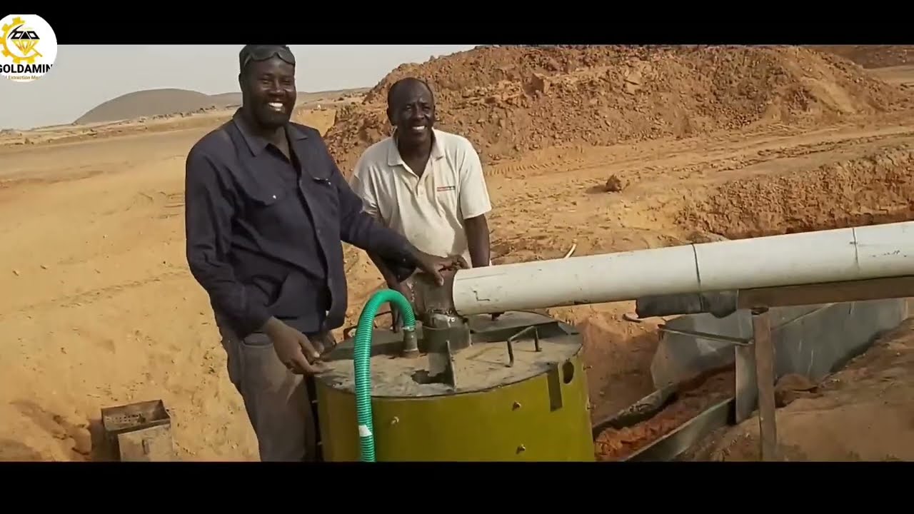 خط إنتاج الذهب من الحجر الي السبيكة الذهبية  من خام الجيرة  00249909108920    صناعة سودانية 100%