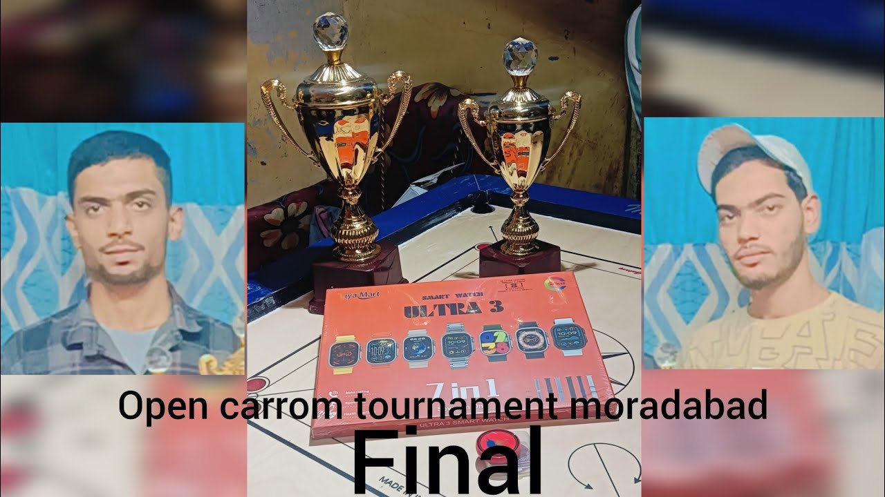 Zainul vs shawez final match Open carrom tournament 