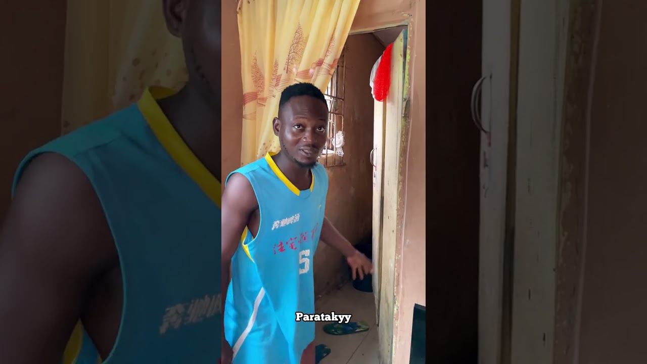 A big rat entered our house yesterday see Cameroon boy reaction 😌
