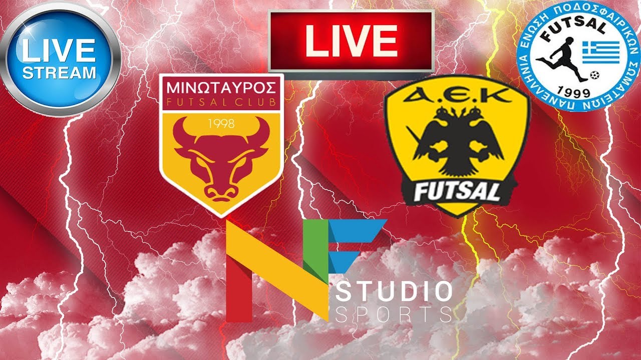 MINOTAVROS-AEK FUTSAL ROUND 10  LIVE STREAMING BY NFSTUDIOSPORTS.GR & WORLD FUTSAL LEAGUES