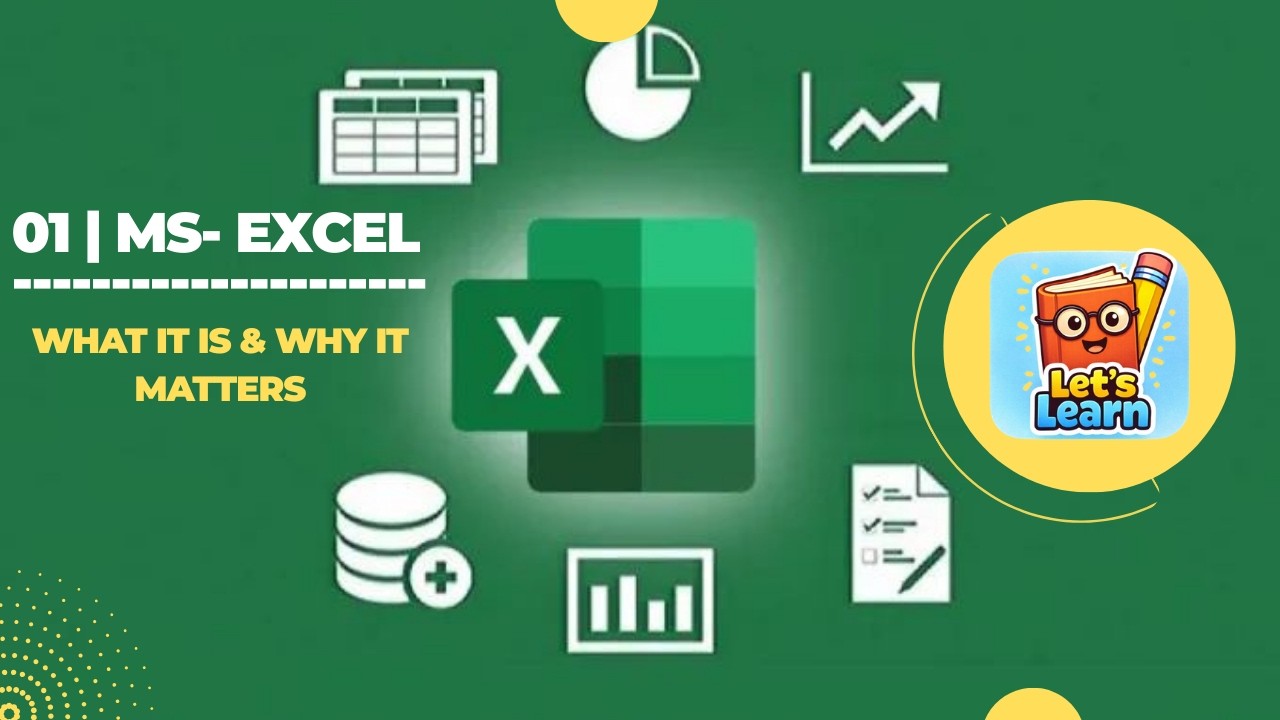 MS-Excel 01 | Introduction