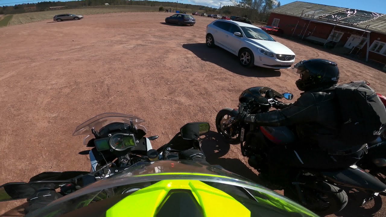 May Day motorcycle ride on the Åland Islands