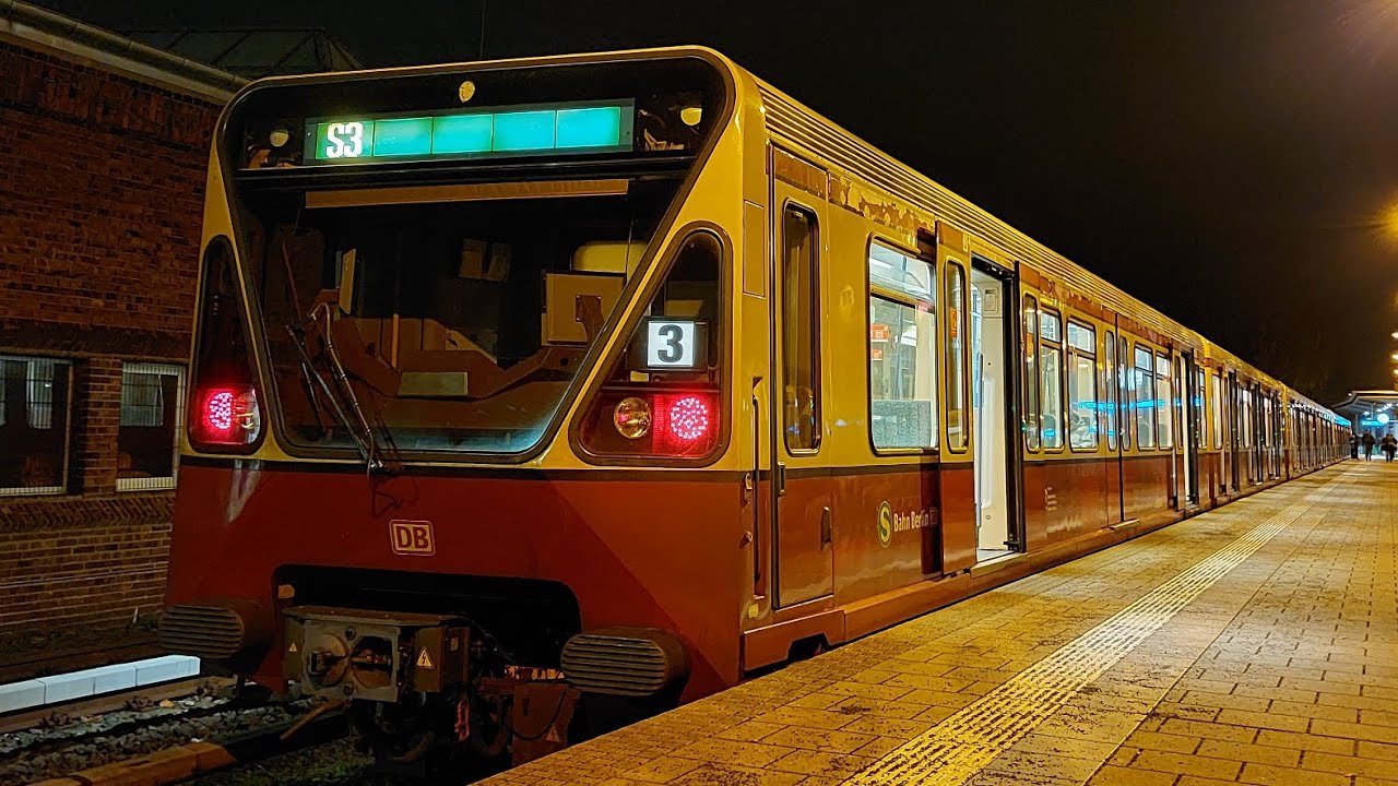 Mitfahrt in der S3 von Hauptbahnhof bis Erkner in der BR 480 030-6 