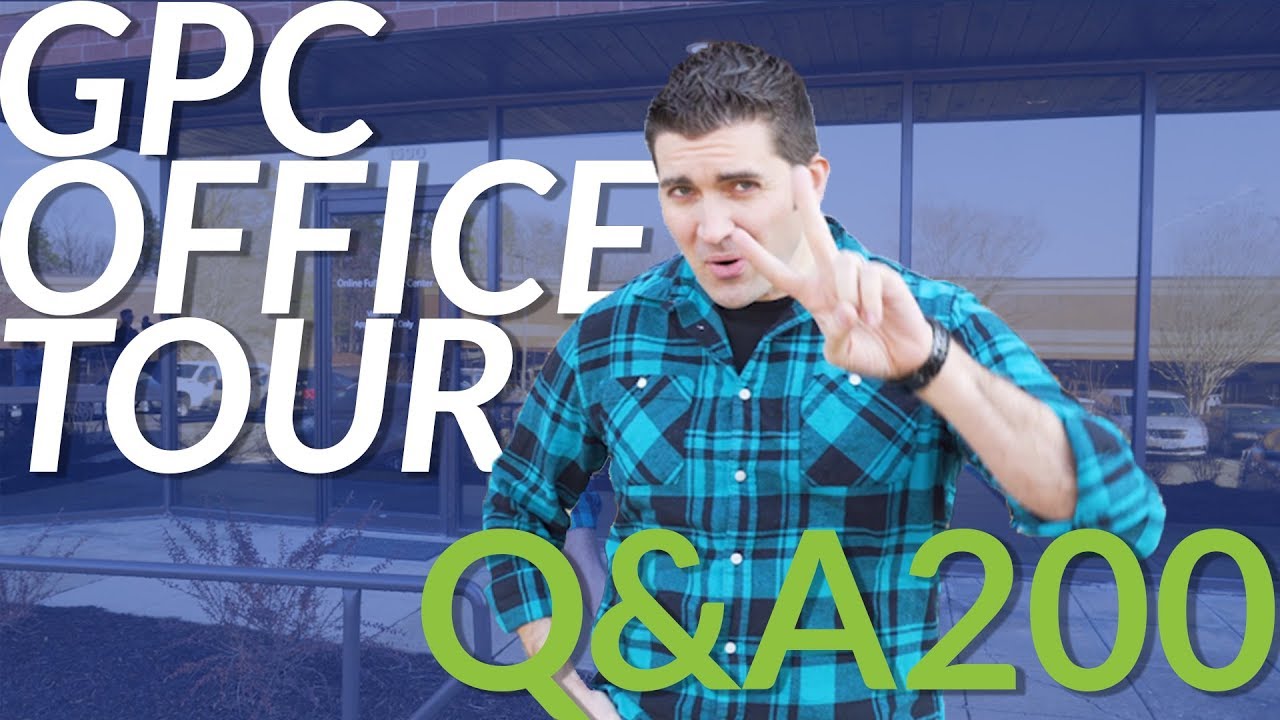Goulet Q&A Episode 200: Goulet Pens New Office Tour!