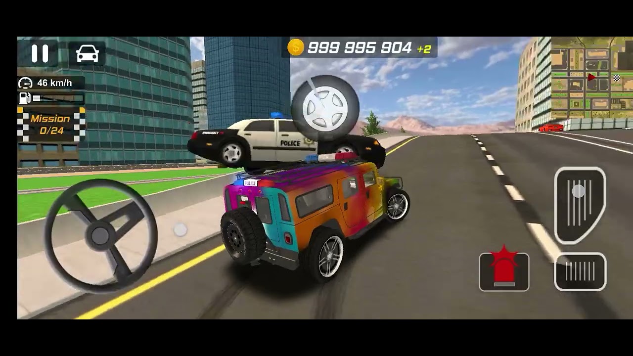 Police Car Drifting at Full Speed | Driving Game Gameplay