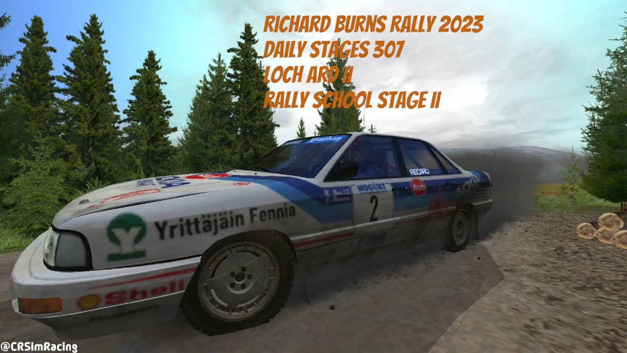 Richard Burns Rally 2023 Daily Stages 307 Audi 200 Quattro Group A